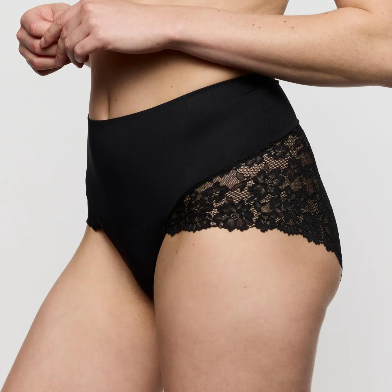 Soft Studio 3-Pack Taille Slips 0503047 Zwart