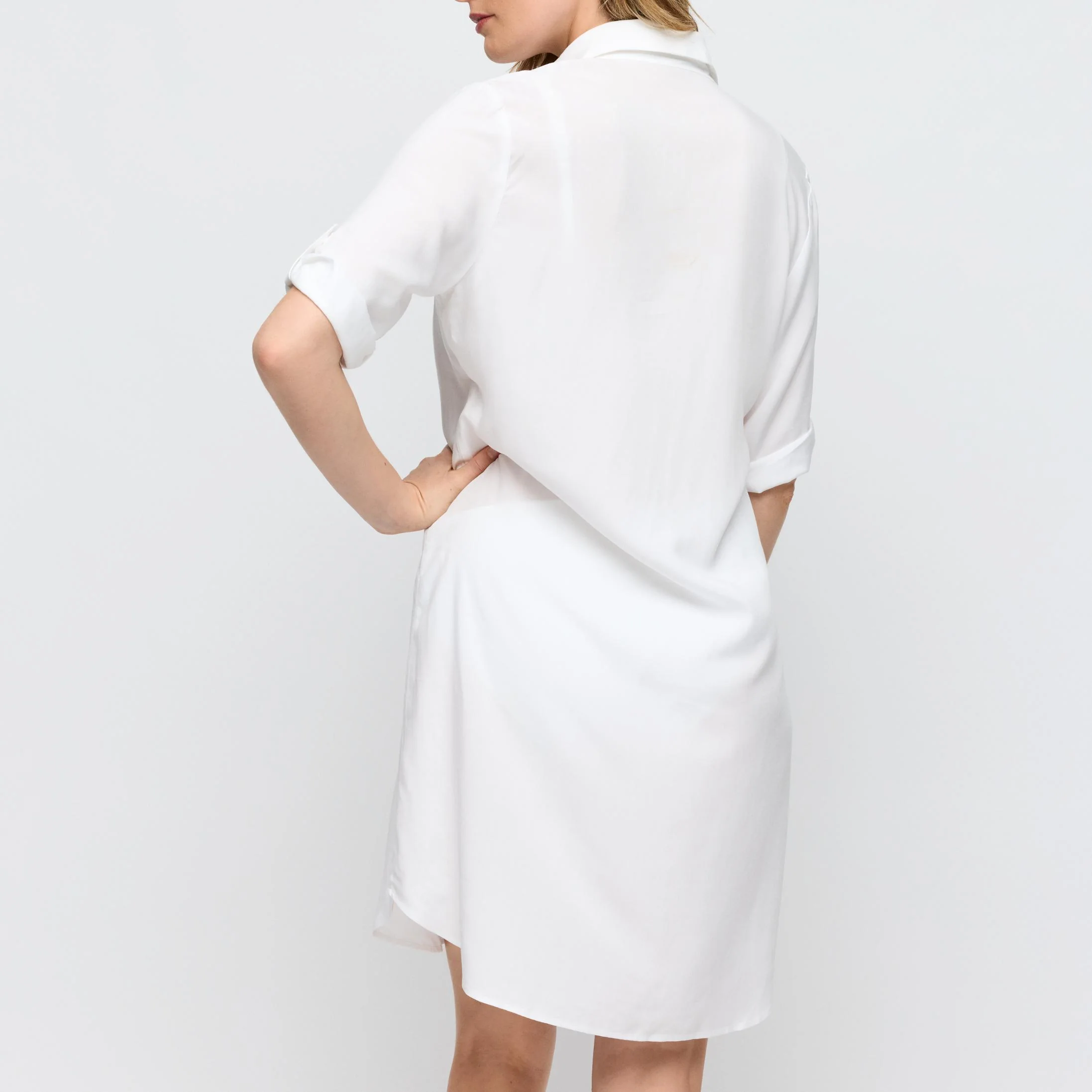 Taleah Kort Jurkje 1008696 Elfin White - Image 3