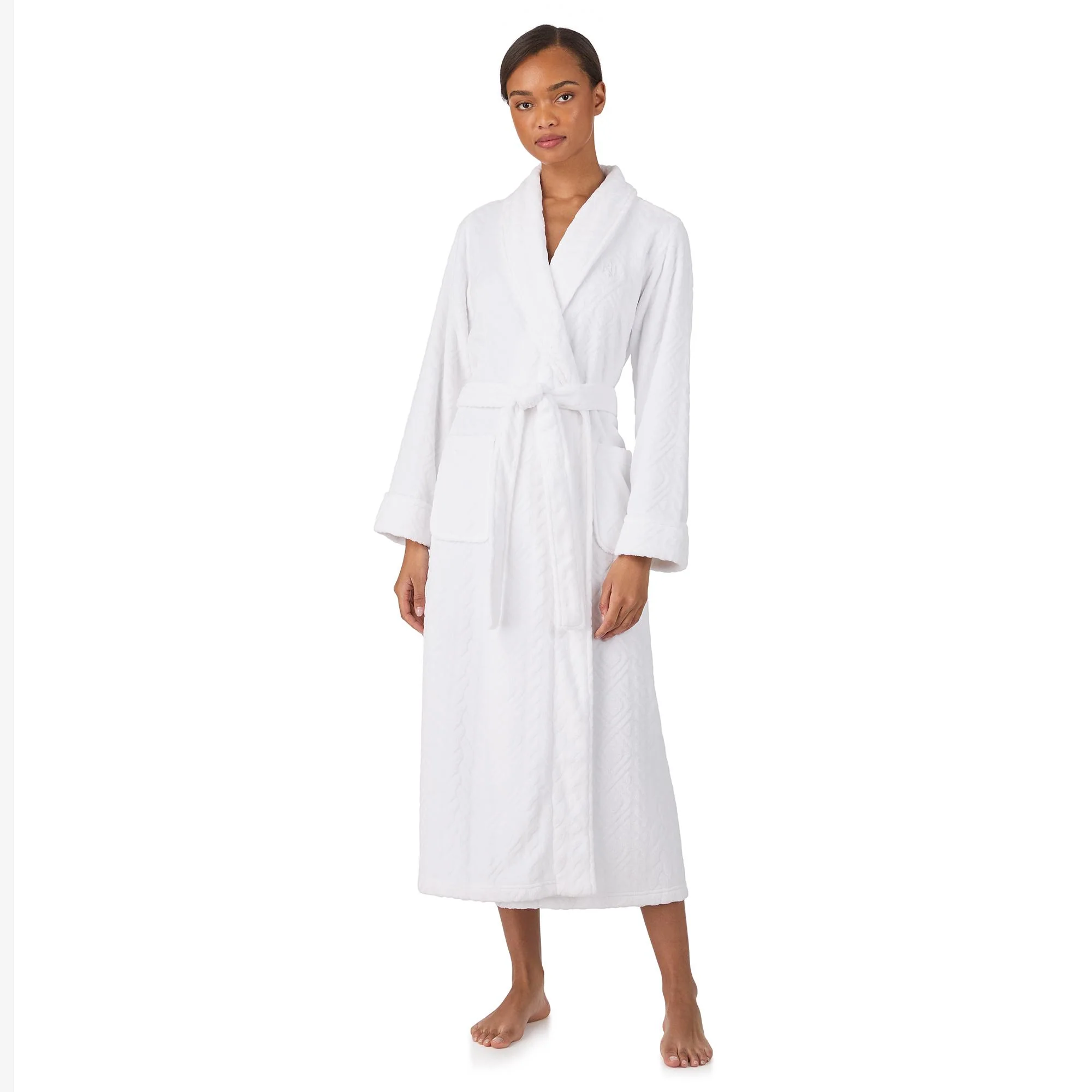 Uni Fleece Badjas ILN52455 White