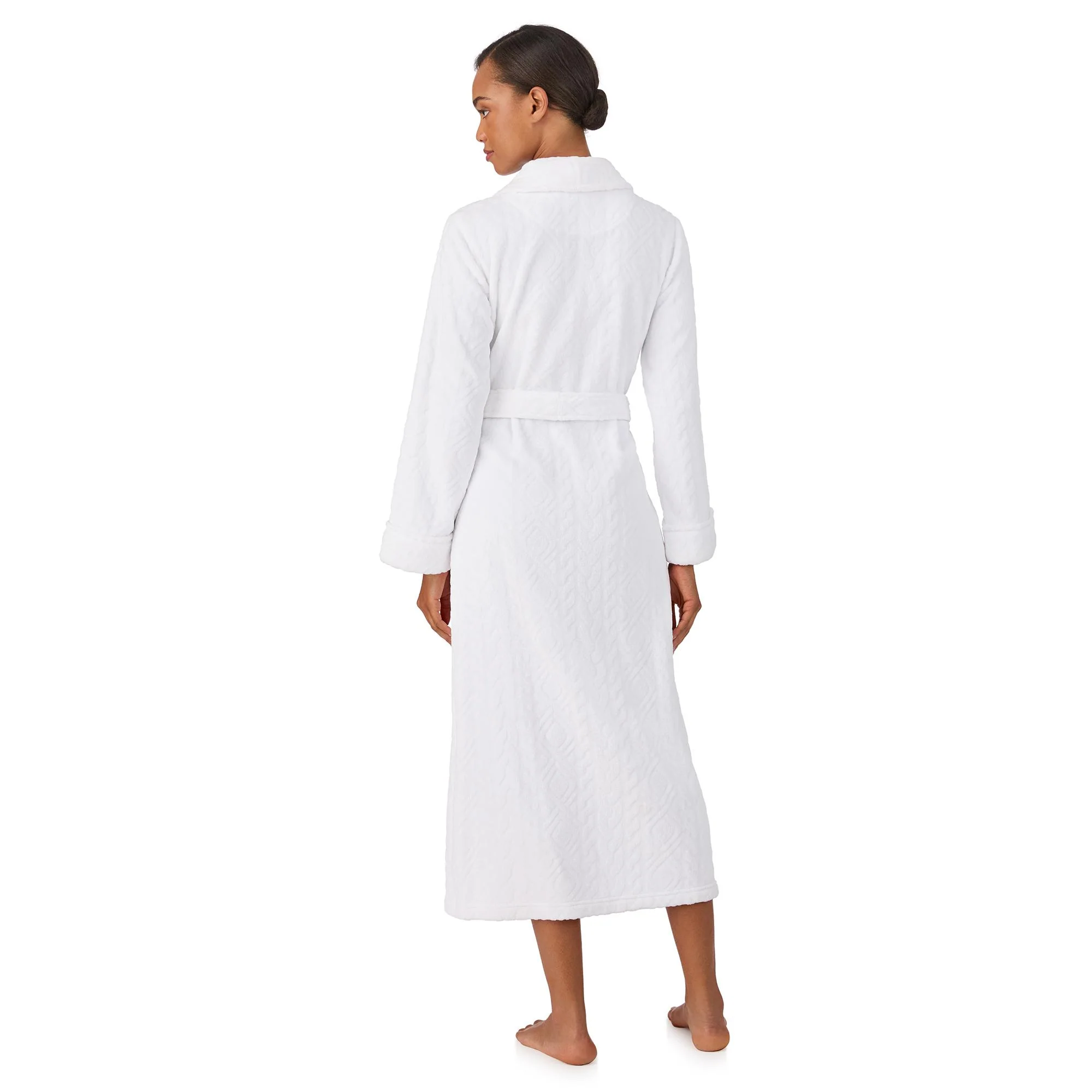 Uni Fleece Badjas ILN52455 White - Image 2