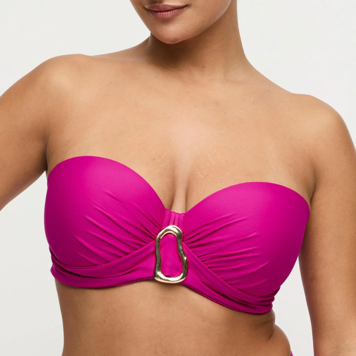 Uvita Voorgevormde Bikini Top Strapless 4013517 Deep Magenta - Image 3