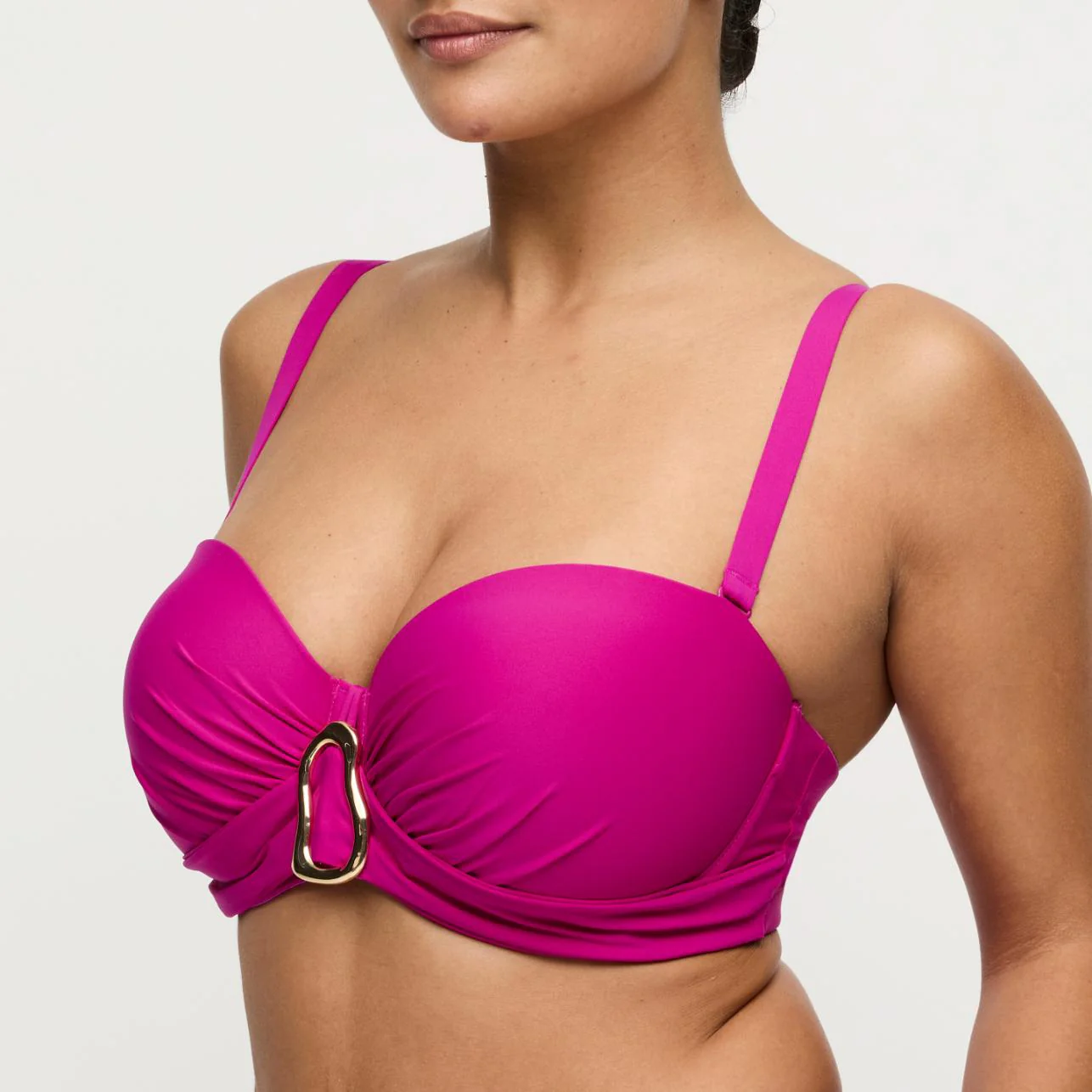 Uvita Voorgevormde Bikini Top Strapless 4013517 Deep Magenta - Image 4