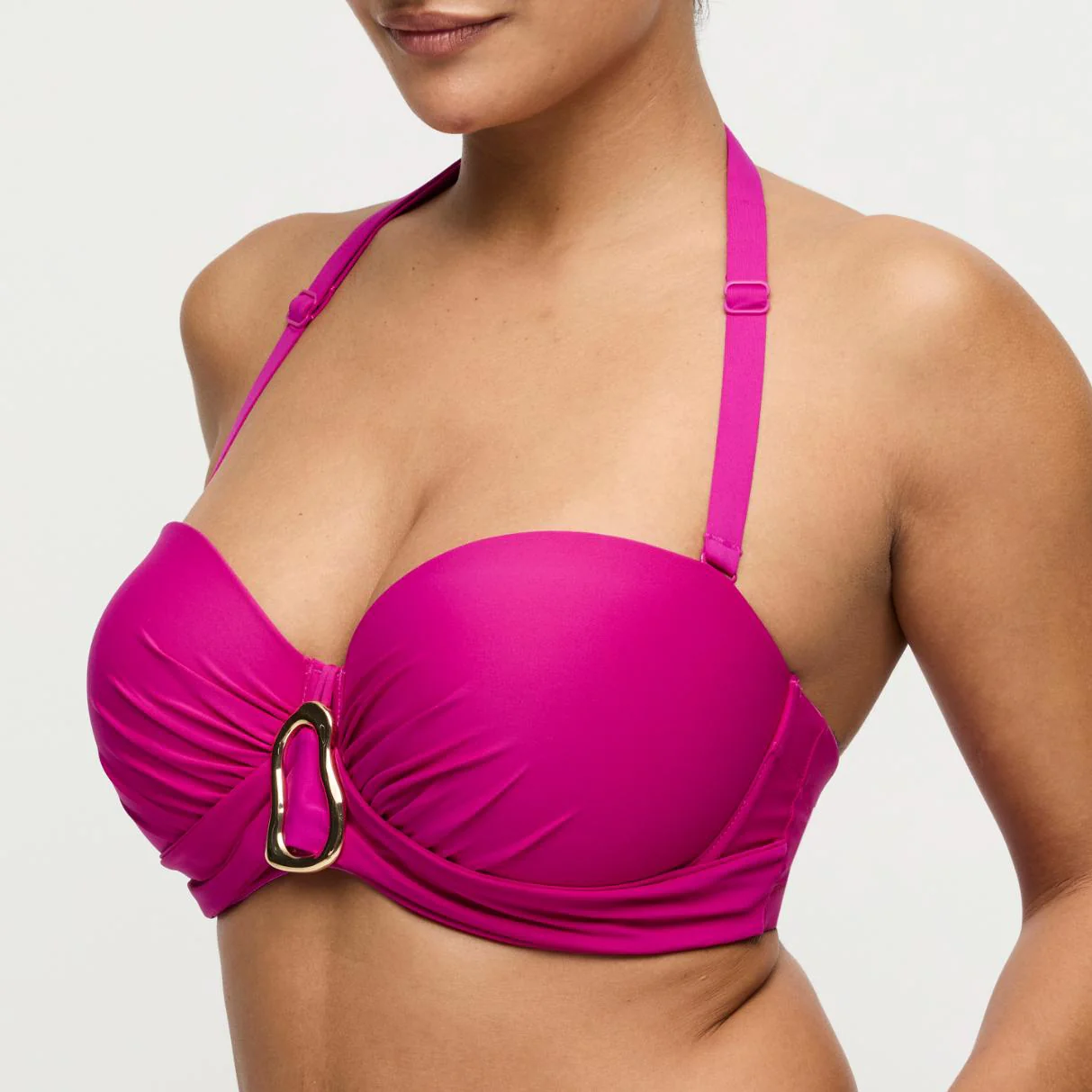 Uvita Voorgevormde Bikini Top Strapless 4013517 Deep Magenta - Image 5