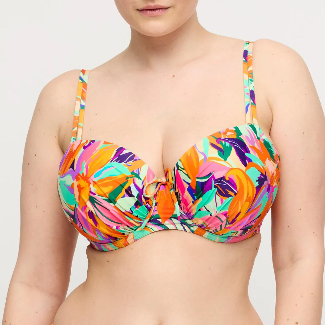 Varadeo Voorgevormde Balconette Bikini Top 4013916 Bright Tropics